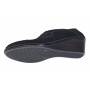 Botine dama negre din piele naturala intoarsa cu platforme de 5 cm - Mira Velur